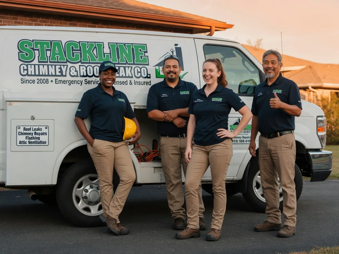 Chimney flashing repair company in Rinard, IL